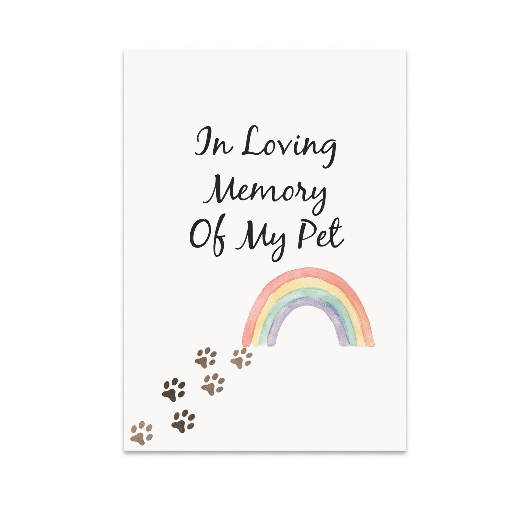 Gentle Pet Memorial Wall Art - Pet Lover - 13x19 Poster Print