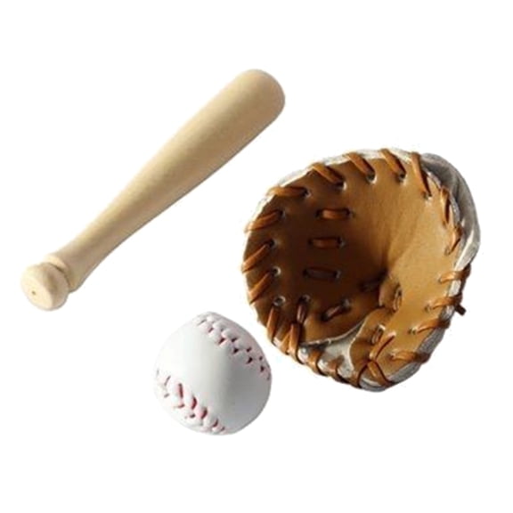 Gentle Props Baseball Bat and Glove Set Baby Studio Photoshoots Accessories Kit Photography Props