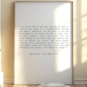 Gentle Reminder Typography Poster, 16x24 UNFRAMED