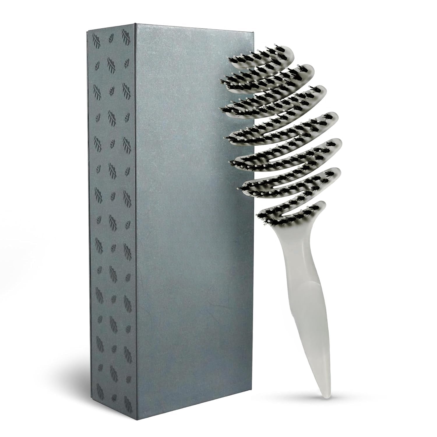 Gentle Scalp Massage Boar Bristle Hair Brush for Fine Hair, Ultimate Smoothing Vented Detangler Wet Brush for Women – A Great Gift