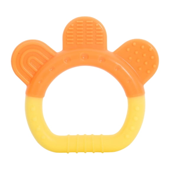 Gentle Silicone Chew Toys for Early Learning Cute Cartoon Teething for 6 Months and Up Ergonomic Hold Soothing Eruption Indoor Outdoor Use