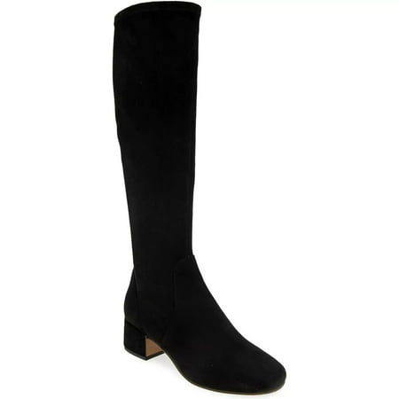 Gentle Souls Women Ella Stretch Knee High Riding Boots Size US 9M Black Suede