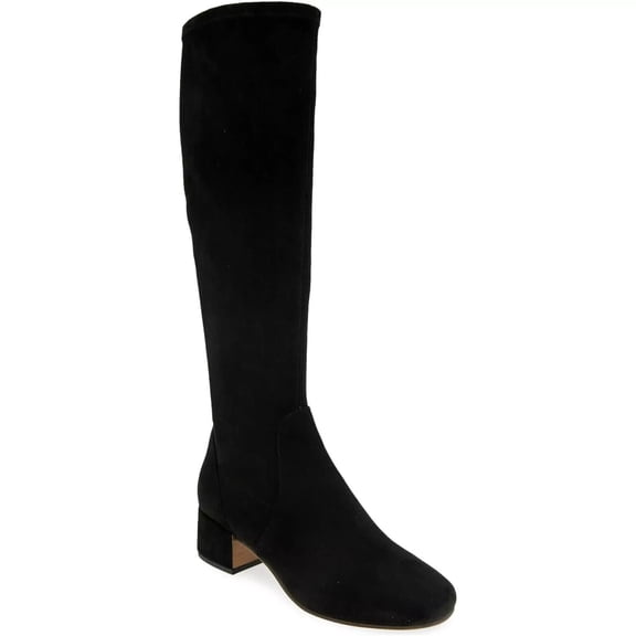 Gentle Souls Women Ella Stretch Knee High Riding Boots Size US 9M Black Suede
