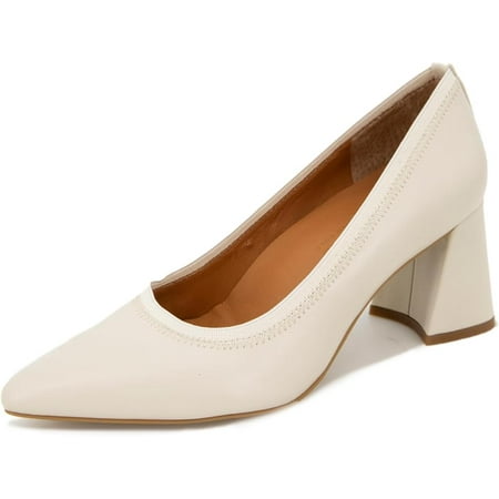 Gentle Souls Women’s Dionne Pump, Stone, 7.5