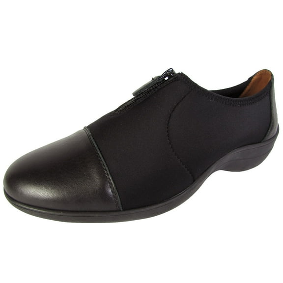 Gentle Souls Womens Alexis NE Cap Toe Zip Up Sneaker Shoes, Black, US 6.5