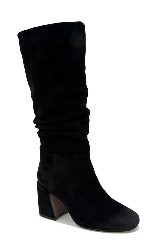 Womens Iman Leather X Mid-Calf Boots