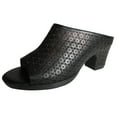 thumbnail image 1 of Gentle Souls Womens Post LE Cutout Detailed Mule Shoe, Black, US 5.5, 1 of 3