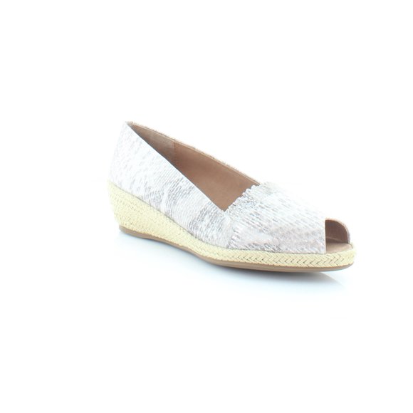 by Kenneth Cole Luci Ruffle A-Line Women's Flats & Oxfords Ivory Multi Size 8.5 M