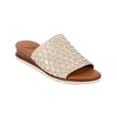 thumbnail image 1 of Gentle Souls by Kenneth Cole Womens Angie Leather Slip On Slide Sandals, 1 of 3