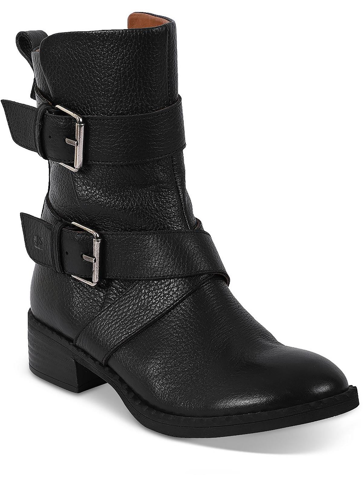 Gentle Souls by Kenneth Cole Womens Best Double Buckle Combat Lace up Boots Walmart
