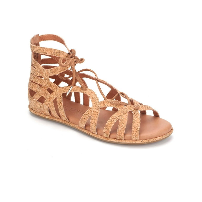 Gentle Souls by Kenneth Cole Womens Break My Heart 3 Leather Gladiator Sandals