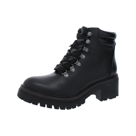 Gentle Souls by Kenneth Cole Womens Brooklyn Leather Combat & Lace-up Boots