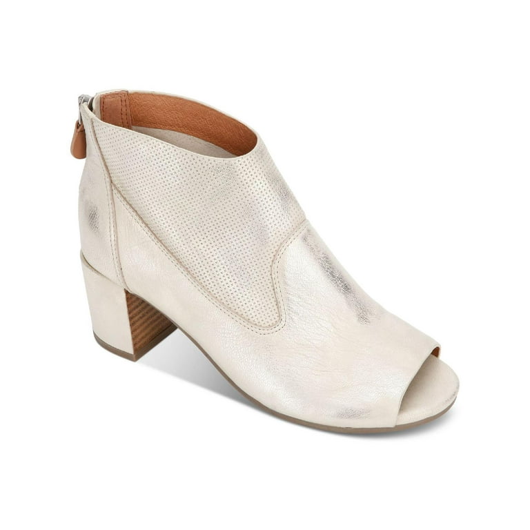 Gentle Souls by Kenneth Cole Womens Charlene Leather Open Toe Ankle Boots