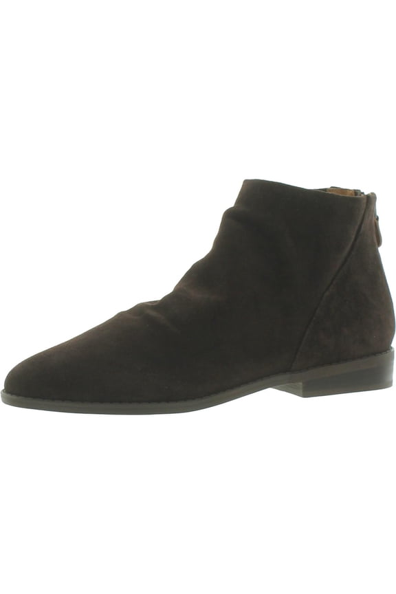 by Kenneth Cole Womens EMMAZIPBOOTIE Suede Round Toe Booties