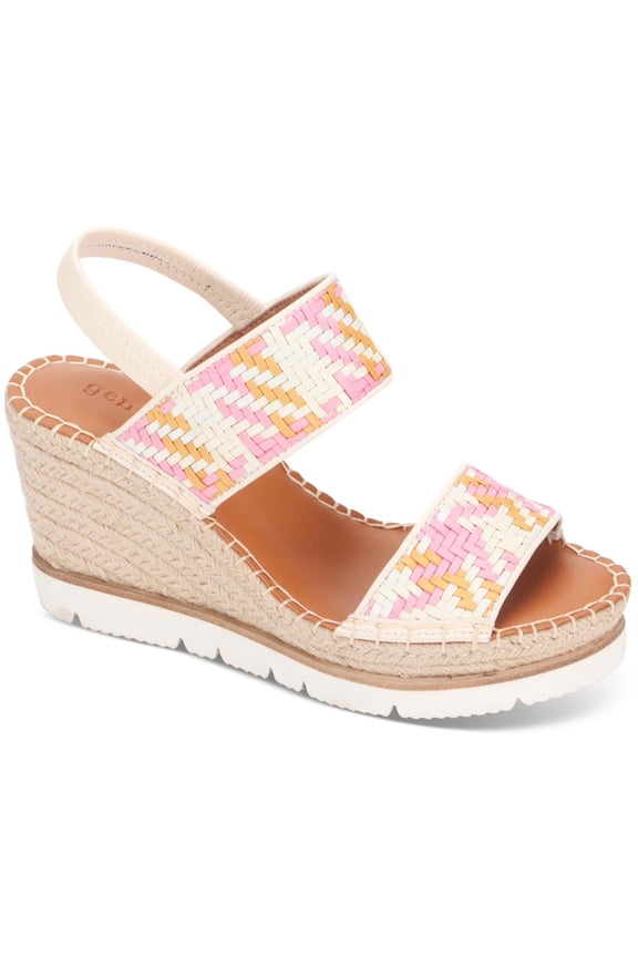 by Kenneth Cole Womens Elyssa Two-Band Suede Platforms Espadrilles