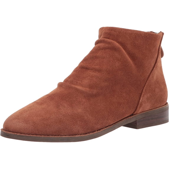 Gentle Souls by Kenneth Cole Womens Emma Zip Ankle Boot 6 Luggage