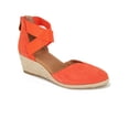 thumbnail image 1 of Gentle Souls by Kenneth Cole Womens Orya Suede Zipper Espadrille Heels, 1 of 1
