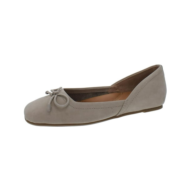 Gentle Souls by Kenneth Cole Womens Sailor Leather Bow Ballet Flats