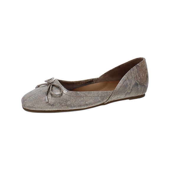 Gentle Souls by Kenneth Cole Womens Sailor Leather Bow Ballet Flats
