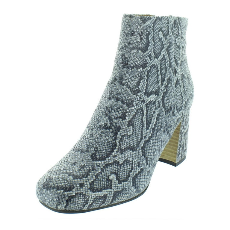 Gentle Souls by Kenneth Cole Womens Troy Leather Snake Print Booties