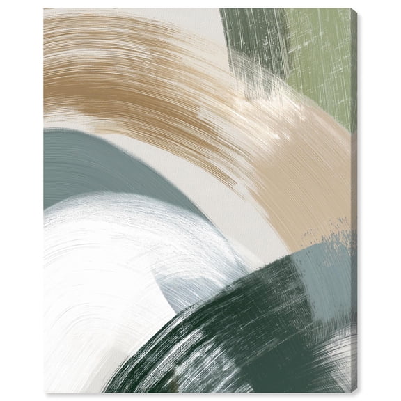 Gentle Swell III Canvas Print Green Wall Art by Art Remedy, Gallery Wrapped, 36 x 45
