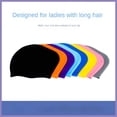 thumbnail image 1 of Gentle Swim Cap for Adults Long Hair Cover No Slip Hot Spring Use, 1 of 7