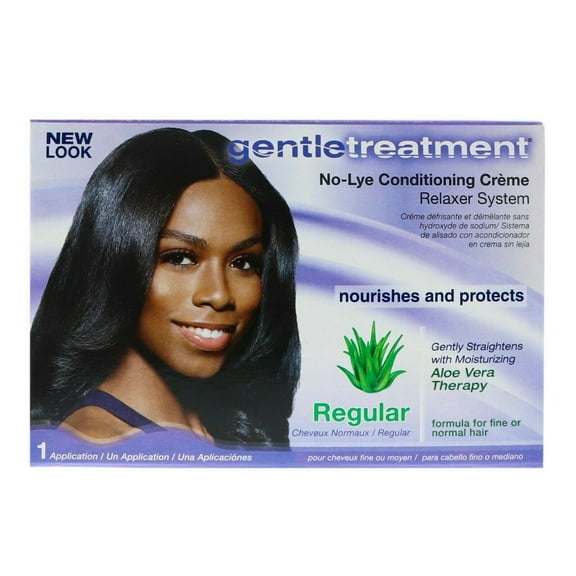 Gentle Treatment No-Lye Conditioning Creme Relaxer System, Regular 1 ea (Pack of 2)