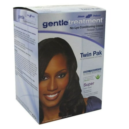Gentle Treatment Relaxer Super Twin Pak No-lye Kit,Pack of 2