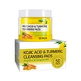 Gentle Turmeric & Kojic Acid Facial Pads VitaminPacked for Exfoliation & Brightness for