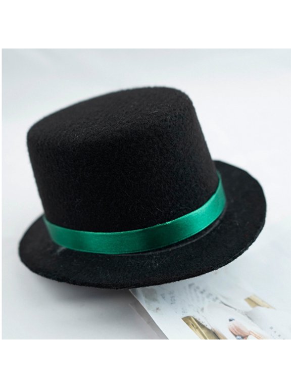 Gentleman Cos-tume Pet Hat, Party & Halloween Dress-Up Bowler Cap for Dog Cosplay and Photo Props