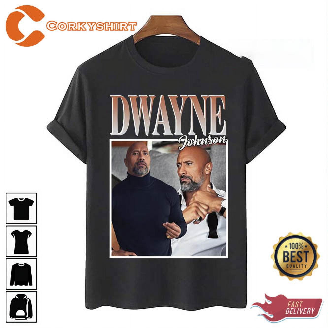 Gentleman Dwayne The Rock Johnson Collage Unisex Tshirt Design