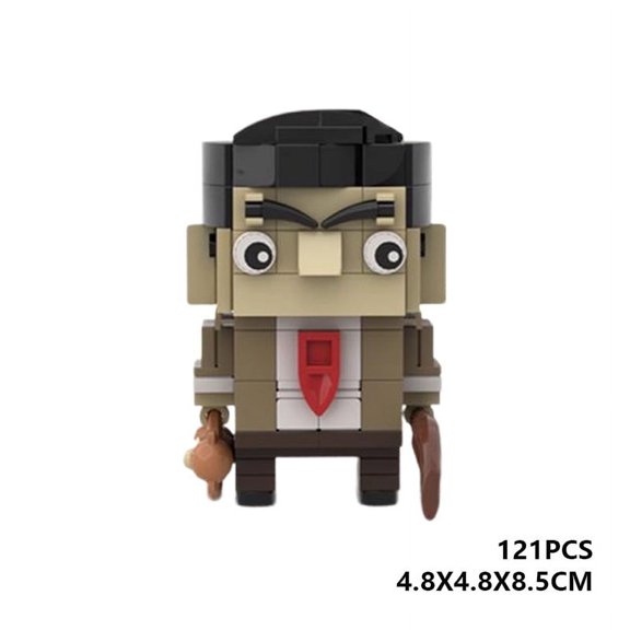 Gentleman Figure Building Blocks Set, DIY Assembly Brick Model with Accessories, Creative Desktop Collectible Building Toy