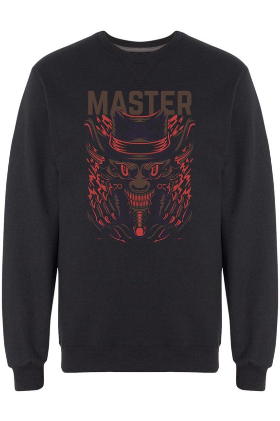 Gentleman Master Graphic Sweatshirt Men -Image by Shutterstock, Male Large