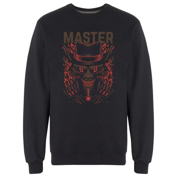 Gentleman Master Graphic Sweatshirt Men -Image by Shutterstock, Male XX-Large