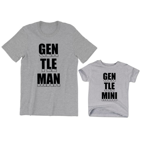 Gentleman Men's T-Shirt Mini Gentlemini Kids Toddler Shirt Youth