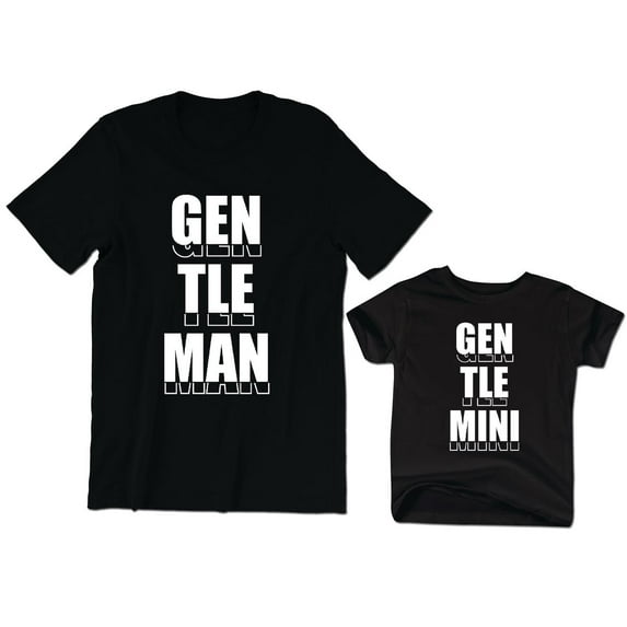 Gentleman Men's T-Shirt Mini Gentlemini Kids Toddler Shirt Youth