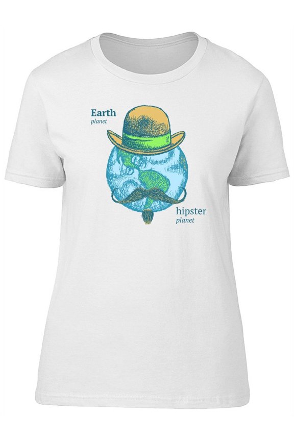 Gentleman Planet Earth T-Shirt Women -Image by Shutterstock, Female Large