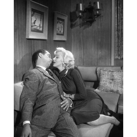 Gentleman Prefer Blondes Marilyn Monroe on sofa with Tommy Noonan Poster