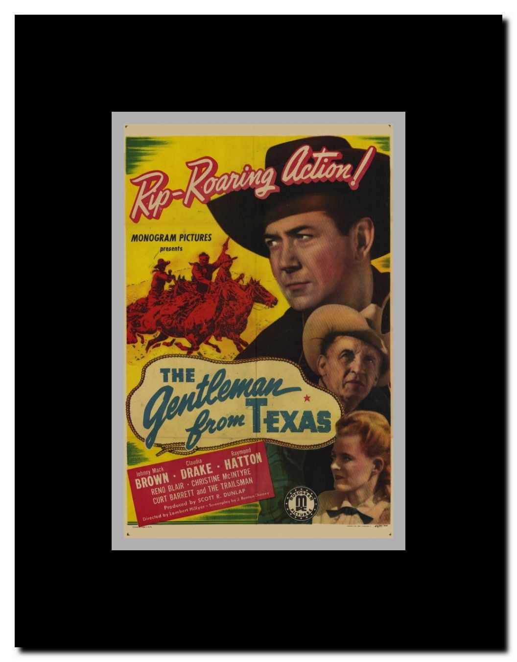 Gentleman from Texas Framed Movie Poster