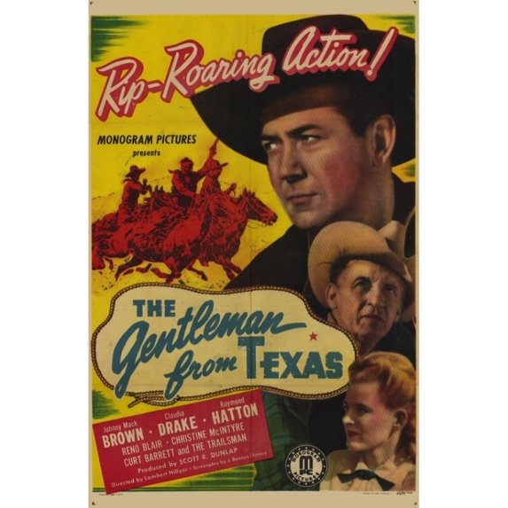 Gentleman from Texas Movie Poster (11 x 17)