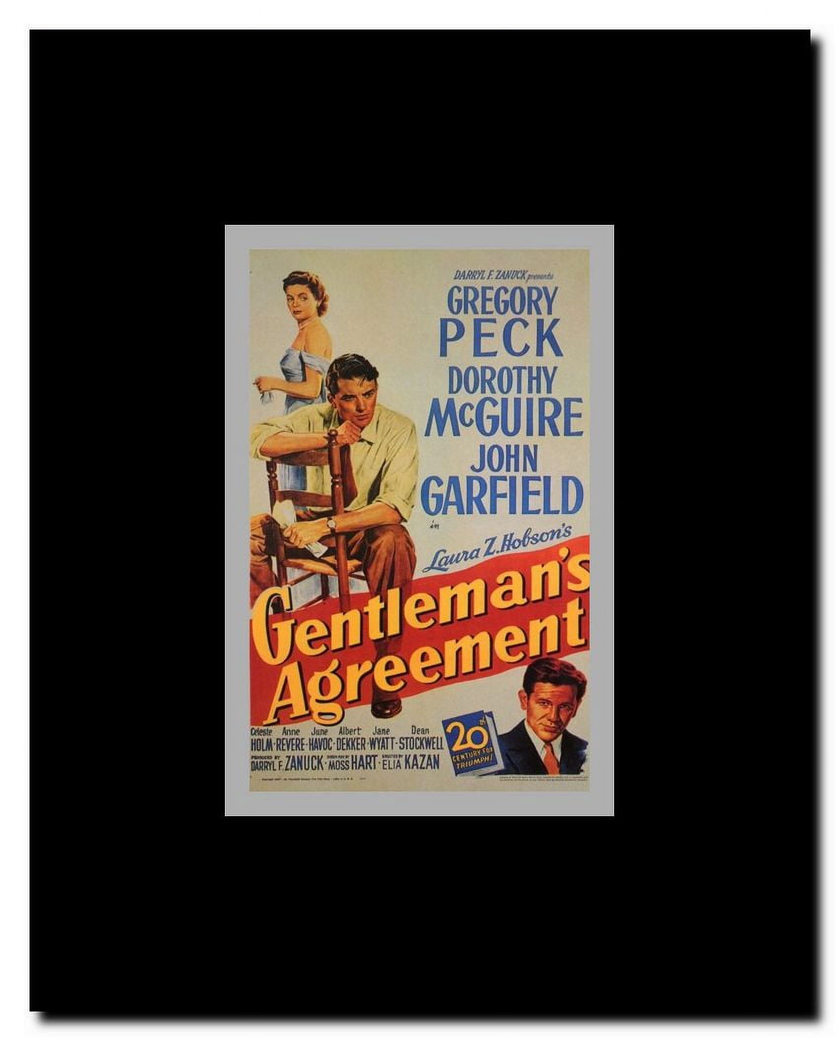 Gentleman's Agreement Framed Movie Poster
