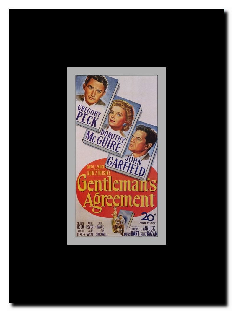 Gentleman's Agreement Framed Movie Poster