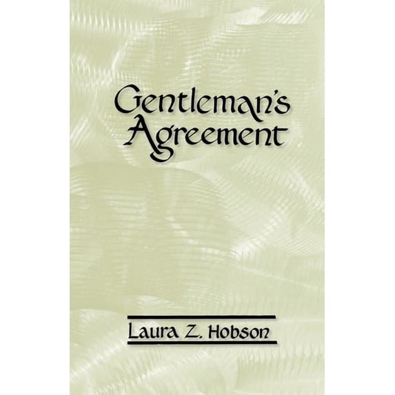 Gentleman's Agreement, (Paperback)