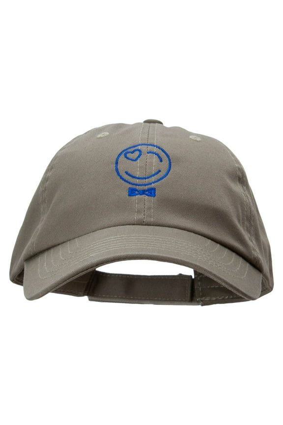 Gentleman's Smile Low Profile Velcro Strap Washed Cap - Olive OSFM