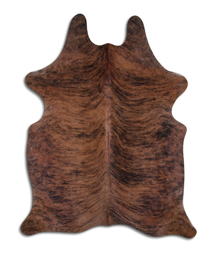 Gentlemanly NATURAL cowhide rugs for sale MEDIUM BRINDLE rug
