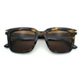 thumbnail image 1 of Gentlemanly Polarized Horn Rim Hipster Plastic Refined Fashion Sunglasses Tortoise - Brown, 1 of 8