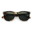 thumbnail image 1 of Gentlemanly Retro Horn Rim Hipster Fashion Plastic Sunglasses [Tortoise - Green], 1 of 7