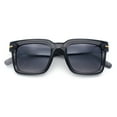 thumbnail image 1 of Gentlemanly Retro Thick Horn Rim Oversized Plastic Fashion Sunglasses Slate - Smoke, 1 of 8