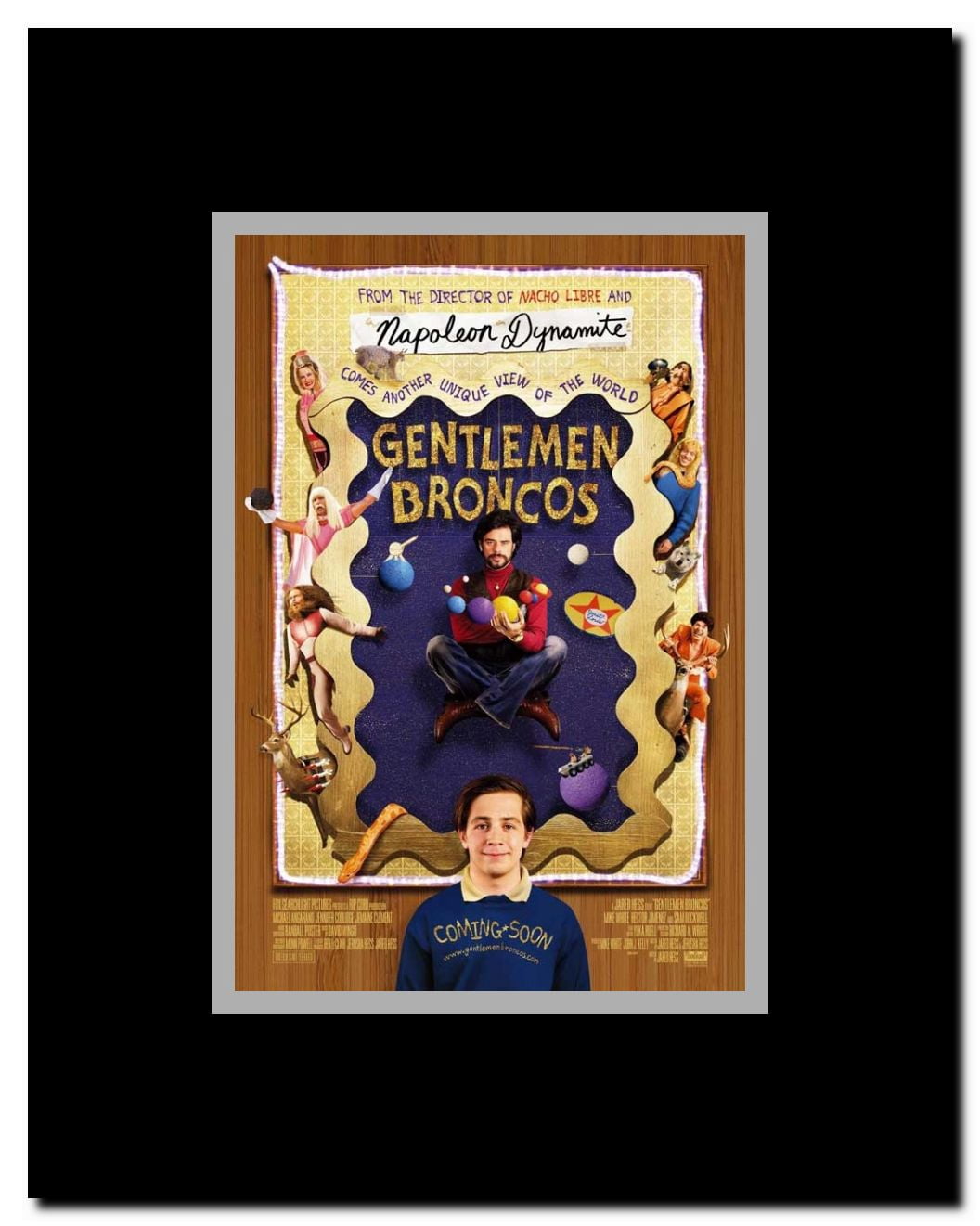 Gentlemen Broncos Framed Movie Poster