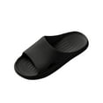 thumbnail image 1 of Gentlemen Couple Slippers Bathroom Mens Slippers Size 13 Slippers Flat Solid Color Warm Mens Slippers Stripe Home Slippers 11.5, 1 of 5